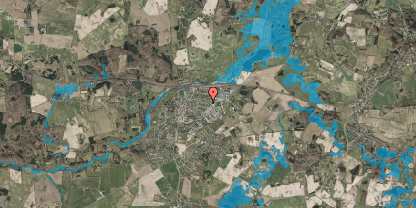 Oversvømmelsesrisiko fra vandløb på Grønnevej 13, 5560 Aarup