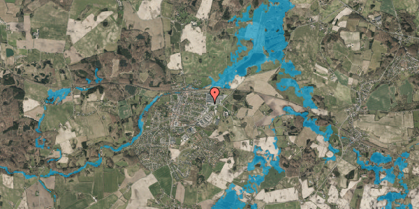 Oversvømmelsesrisiko fra vandløb på Holmelund 43, 5560 Aarup
