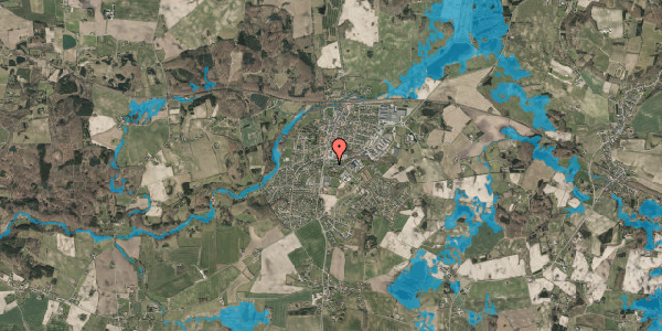 Oversvømmelsesrisiko fra vandløb på Indre Ringvej 2, 5560 Aarup