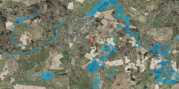 Oversvømmelsesrisiko fra vandløb på Kirsebærhaven 65, 5560 Aarup
