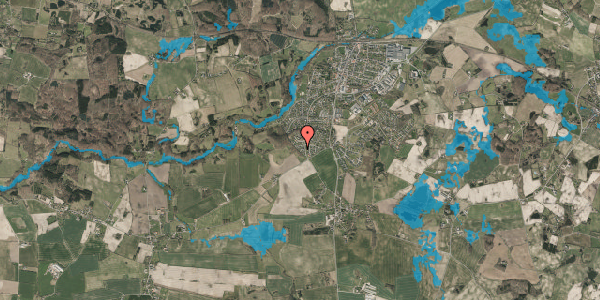 Oversvømmelsesrisiko fra vandløb på Møllegårdsvej 35, 5560 Aarup