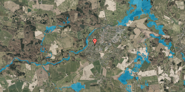 Oversvømmelsesrisiko fra vandløb på Uglebjergvej 8, st. 11, 5560 Aarup