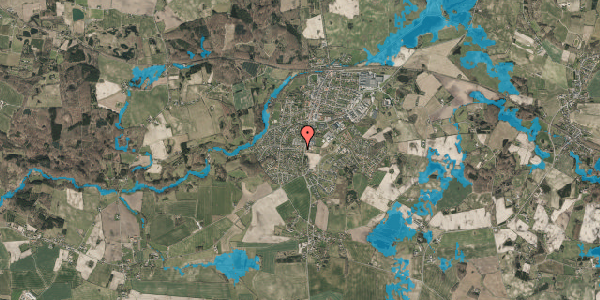 Oversvømmelsesrisiko fra vandløb på Vibevej 22, 5560 Aarup