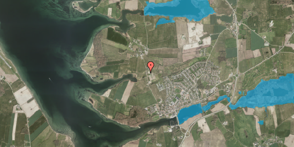 Oversvømmelsesrisiko fra vandløb på Osbæk 26, 6440 Augustenborg