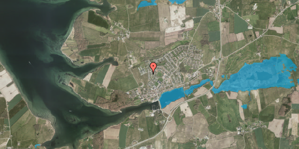 Oversvømmelsesrisiko fra vandløb på Vibevej 7, 6440 Augustenborg