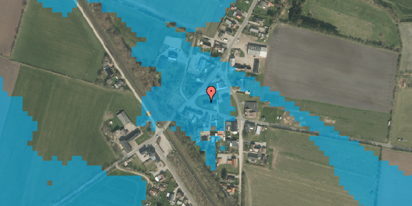 Oversvømmelsesrisiko fra vandløb på Mejerivej 1A, 6330 Padborg
