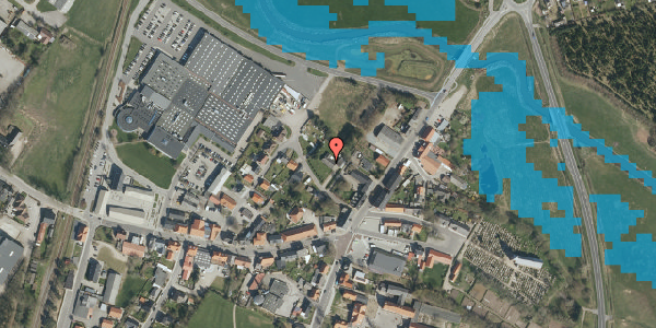 Oversvømmelsesrisiko fra vandløb på Skomagergade 4, 6261 Bredebro