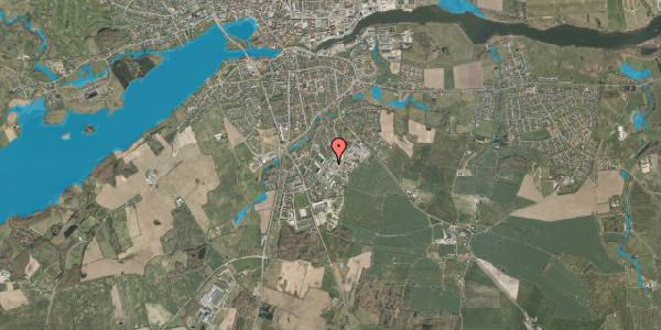 Oversvømmelsesrisiko fra vandløb på Kløvervej 73A, 6100 Haderslev