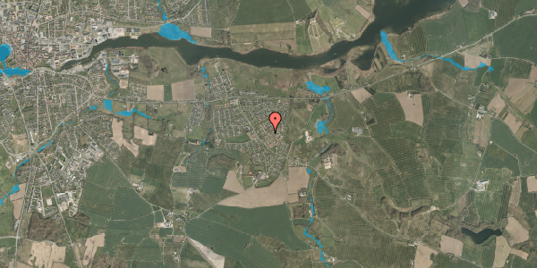 Oversvømmelsesrisiko fra vandløb på Lindøvej 57, 6100 Haderslev
