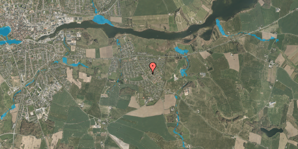 Oversvømmelsesrisiko fra vandløb på Lindøvej 19, 6100 Haderslev