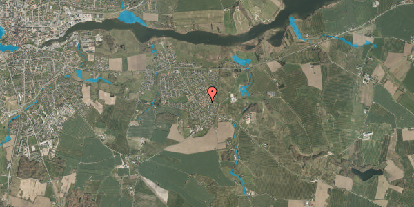 Oversvømmelsesrisiko fra vandløb på Lindøvej 60, 6100 Haderslev