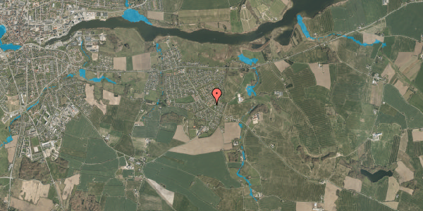 Oversvømmelsesrisiko fra vandløb på Lindøvej 22, 6100 Haderslev