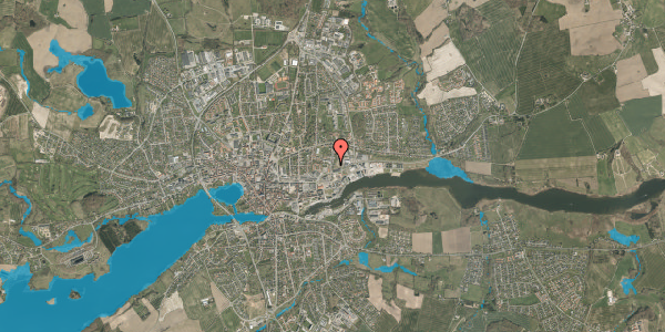Oversvømmelsesrisiko fra vandløb på Lindedal 22A, 6100 Haderslev