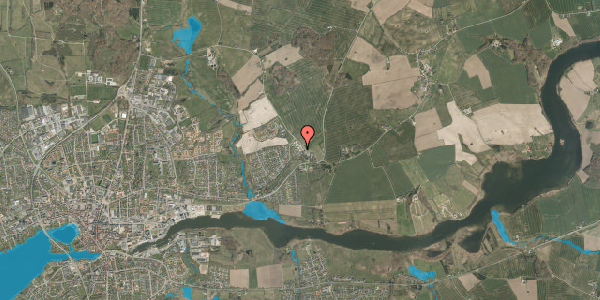 Oversvømmelsesrisiko fra vandløb på Nederbyvænget 13C, 6100 Haderslev