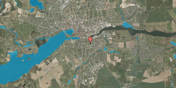 Oversvømmelsesrisiko fra vandløb på Olaf Ryes Vej 3, 6100 Haderslev