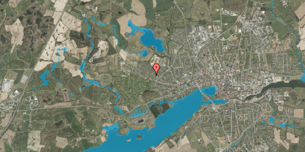 Oversvømmelsesrisiko fra vandløb på Rosenbakken 23, 6100 Haderslev