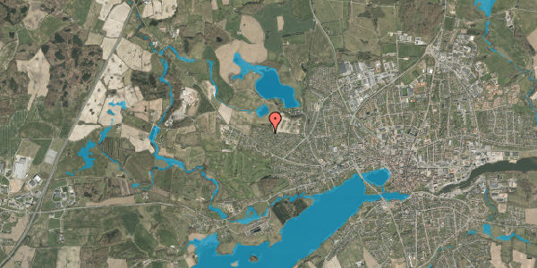 Oversvømmelsesrisiko fra vandløb på Rosenbakken 38, 6100 Haderslev