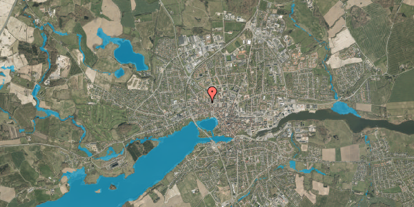 Oversvømmelsesrisiko fra vandløb på Slagtergade 9, 6100 Haderslev