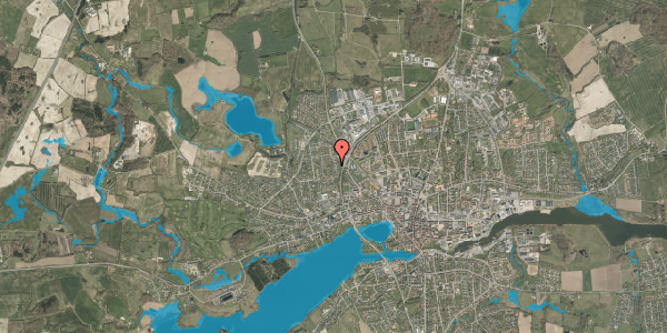 Oversvømmelsesrisiko fra vandløb på Svanevej 19, 6100 Haderslev