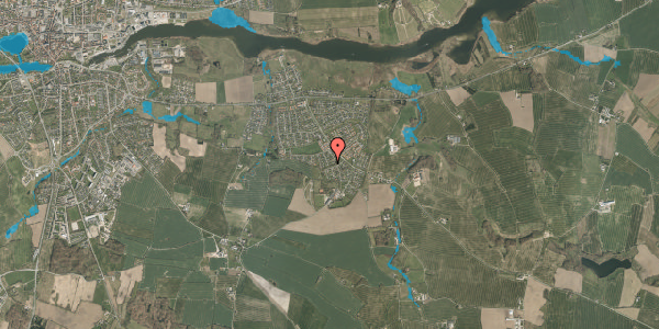 Oversvømmelsesrisiko fra vandløb på Tåsingevej 35, 6100 Haderslev