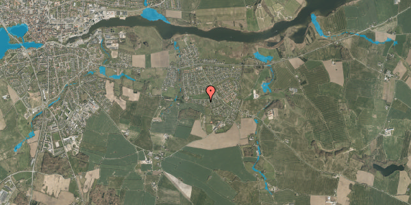 Oversvømmelsesrisiko fra vandløb på Tåsingevej 69, 6100 Haderslev