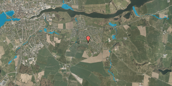 Oversvømmelsesrisiko fra vandløb på Tåsingevej 99, 6100 Haderslev