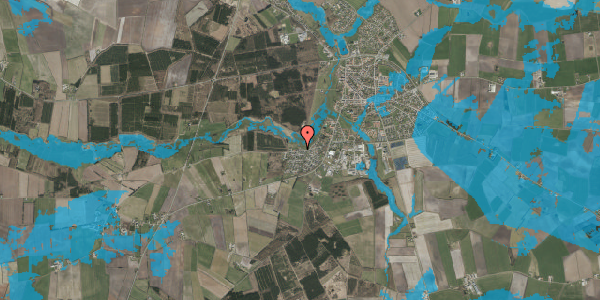 Oversvømmelsesrisiko fra vandløb på Kalhavevej 12, 6240 Løgumkloster