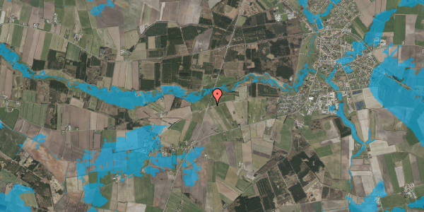 Oversvømmelsesrisiko fra vandløb på Kalhavevej 24, 6240 Løgumkloster