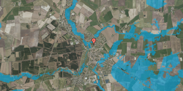 Oversvømmelsesrisiko fra vandløb på Koldkaadvej 25, 6240 Løgumkloster