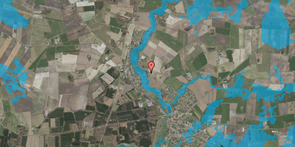 Oversvømmelsesrisiko fra vandløb på Landebyvej 2, 6240 Løgumkloster
