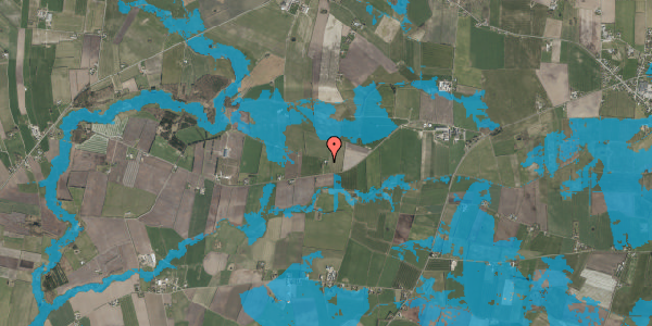 Oversvømmelsesrisiko fra vandløb på Lemmosevej 13, 6240 Løgumkloster