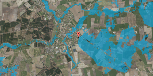 Oversvømmelsesrisiko fra vandløb på Lærkevej 39, 6240 Løgumkloster