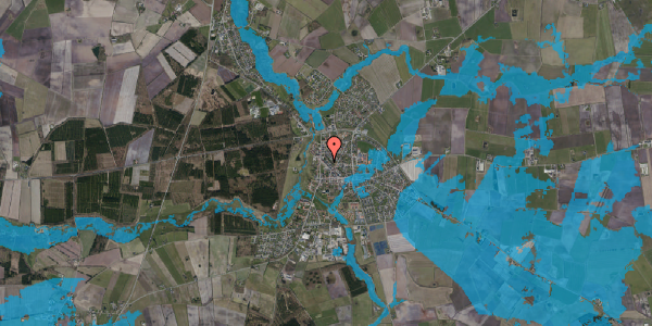 Oversvømmelsesrisiko fra vandløb på Markedsgade 9C, 6240 Løgumkloster