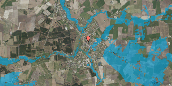 Oversvømmelsesrisiko fra vandløb på Markedsgade 17, 6240 Løgumkloster