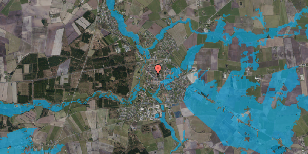 Oversvømmelsesrisiko fra vandløb på Markedsgade 21, 1. tv, 6240 Løgumkloster
