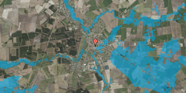 Oversvømmelsesrisiko fra vandløb på Markedsgade 28B, st. , 6240 Løgumkloster