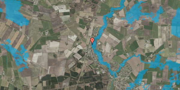 Oversvømmelsesrisiko fra vandløb på Nørregade 6, 6240 Løgumkloster