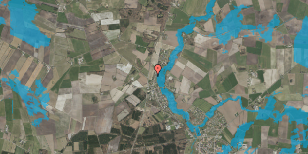 Oversvømmelsesrisiko fra vandløb på Nørregade 15, 6240 Løgumkloster