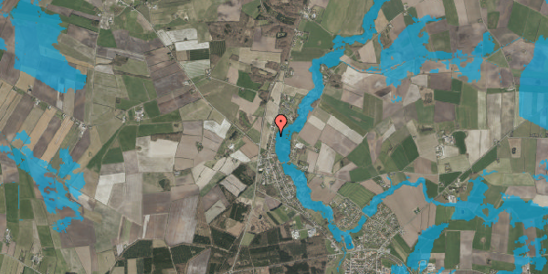 Oversvømmelsesrisiko fra vandløb på Nørregade 18, 6240 Løgumkloster