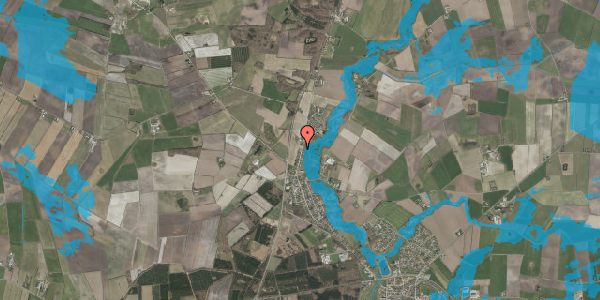 Oversvømmelsesrisiko fra vandløb på Nørregade 25, 6240 Løgumkloster