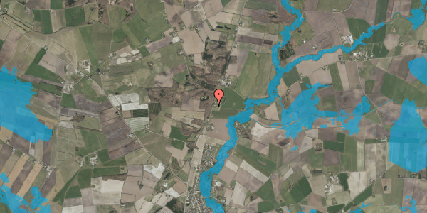 Oversvømmelsesrisiko fra vandløb på Nørregade 40, 6240 Løgumkloster