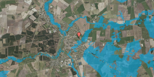 Oversvømmelsesrisiko fra vandløb på Ringgade 7, 6240 Løgumkloster