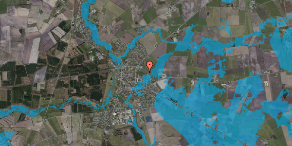Oversvømmelsesrisiko fra vandløb på Ringgade 17, 6240 Løgumkloster