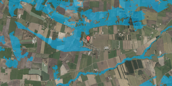 Oversvømmelsesrisiko fra vandløb på Sivkrovej 4B, 1. th, 6240 Løgumkloster