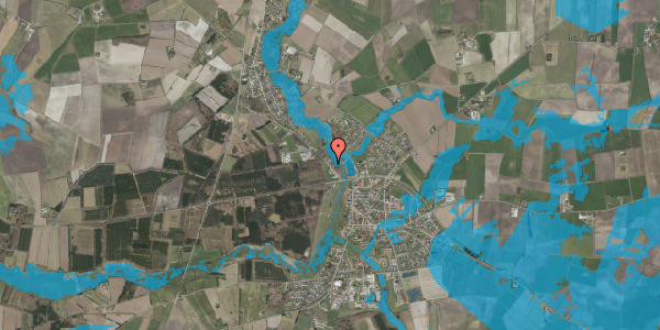Oversvømmelsesrisiko fra vandløb på Ved Dammen 18, 6240 Løgumkloster