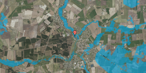 Oversvømmelsesrisiko fra vandløb på Ved Dammen 20, 6240 Løgumkloster
