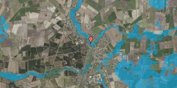 Oversvømmelsesrisiko fra vandløb på Ved Dammen 22, 6240 Løgumkloster