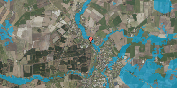 Oversvømmelsesrisiko fra vandløb på Ved Dammen 48, 6240 Løgumkloster