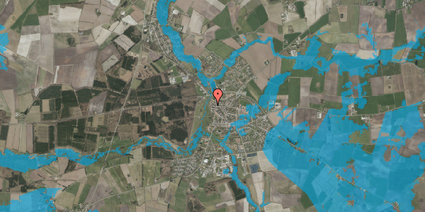 Oversvømmelsesrisiko fra vandløb på Ved Møllen 3, 6240 Løgumkloster