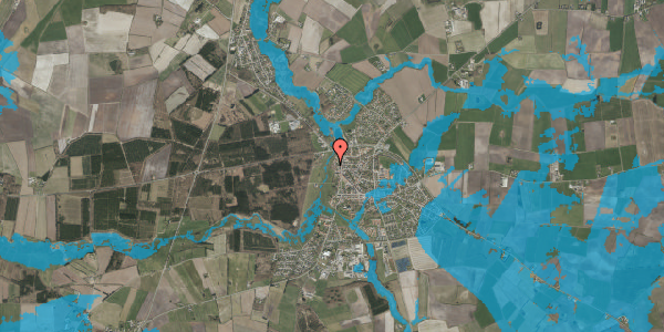 Oversvømmelsesrisiko fra vandløb på Ved Møllen 18, 6240 Løgumkloster